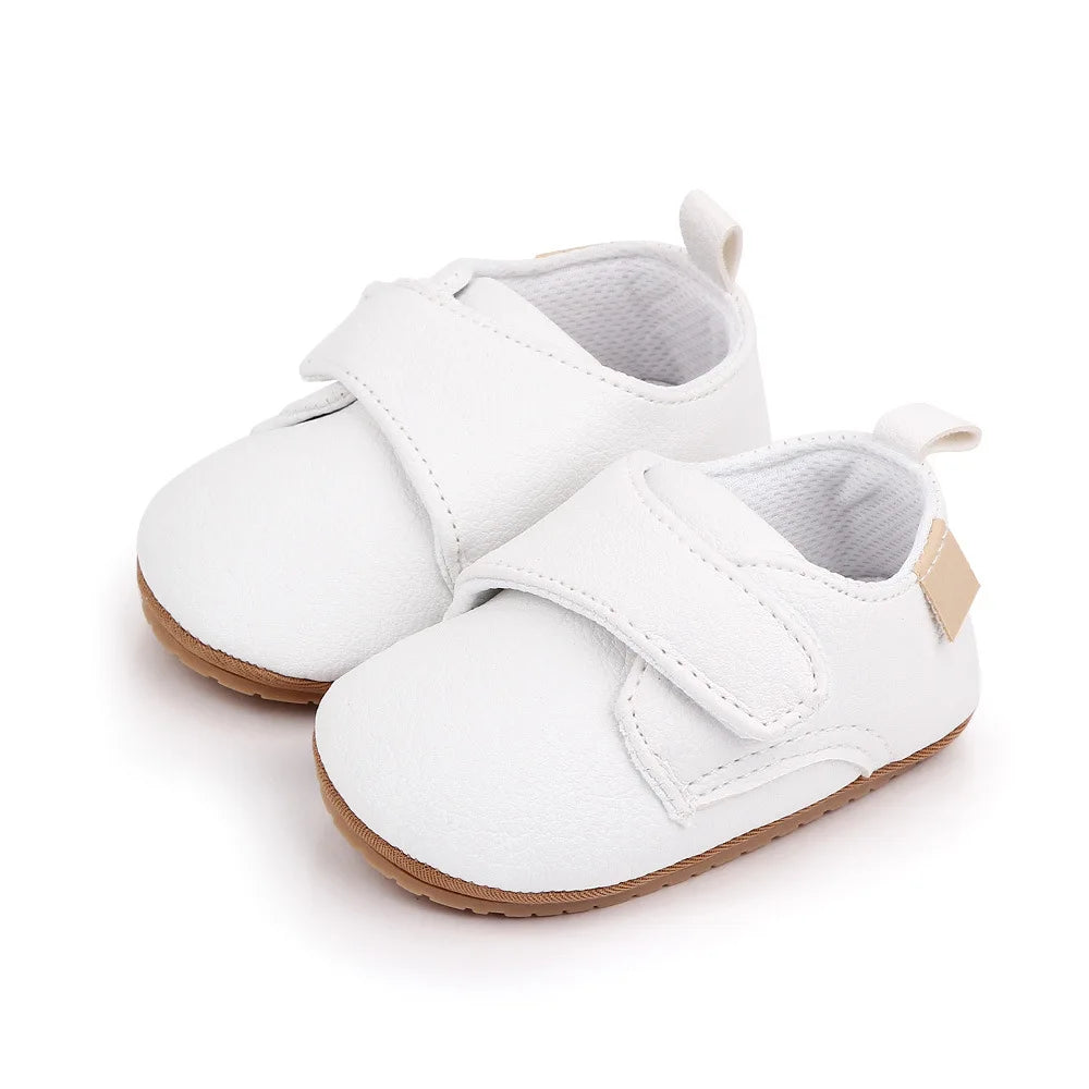 Classic Leather Baby Shoes - Stylish and Anti-Slip Shoes!