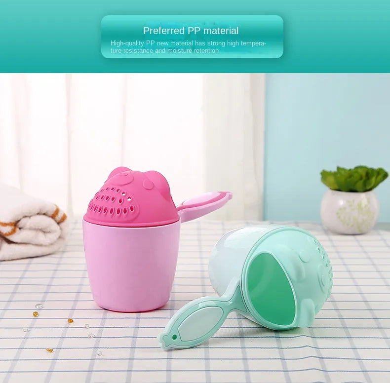 Bear-Shaped Bath Cup for Baby