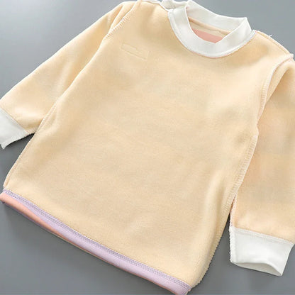 Warm Plush Kids Clothing Sets for Autumn/Winter