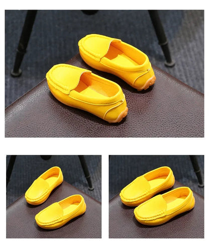 Kids' PU Leather Slip-On Moccasin Loafers