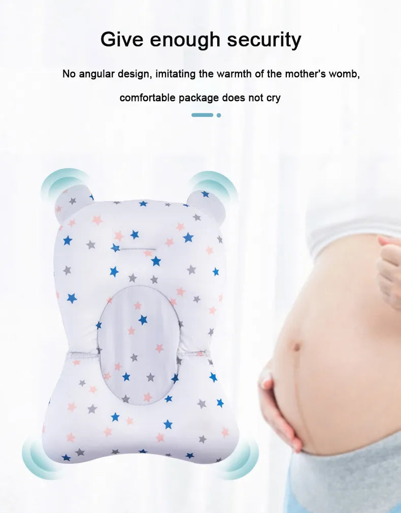 Baby Bath Support Mat - Anti-Slip & Comfortable