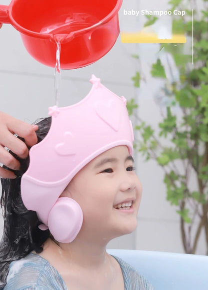 Baby Soft Cap Ear Protection Hat for Shower
