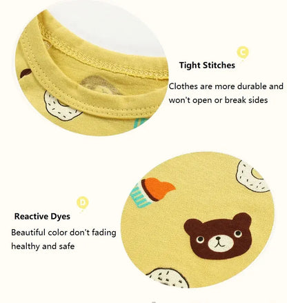 Short-sleeved Jumpsuit for Babies from 3M-24m