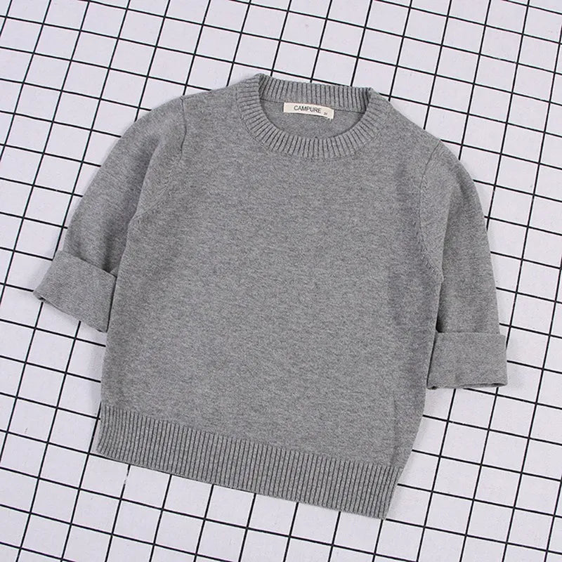 Autumn Knit Pullover: Casual Chunky Cable Knit Sweater