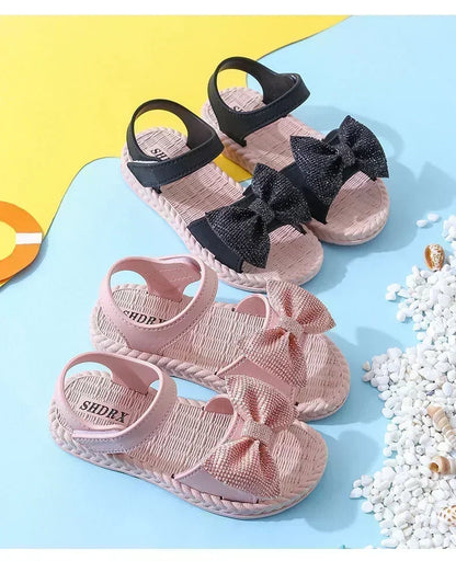 Girls' Bow Sandals: Sweet and Versatile