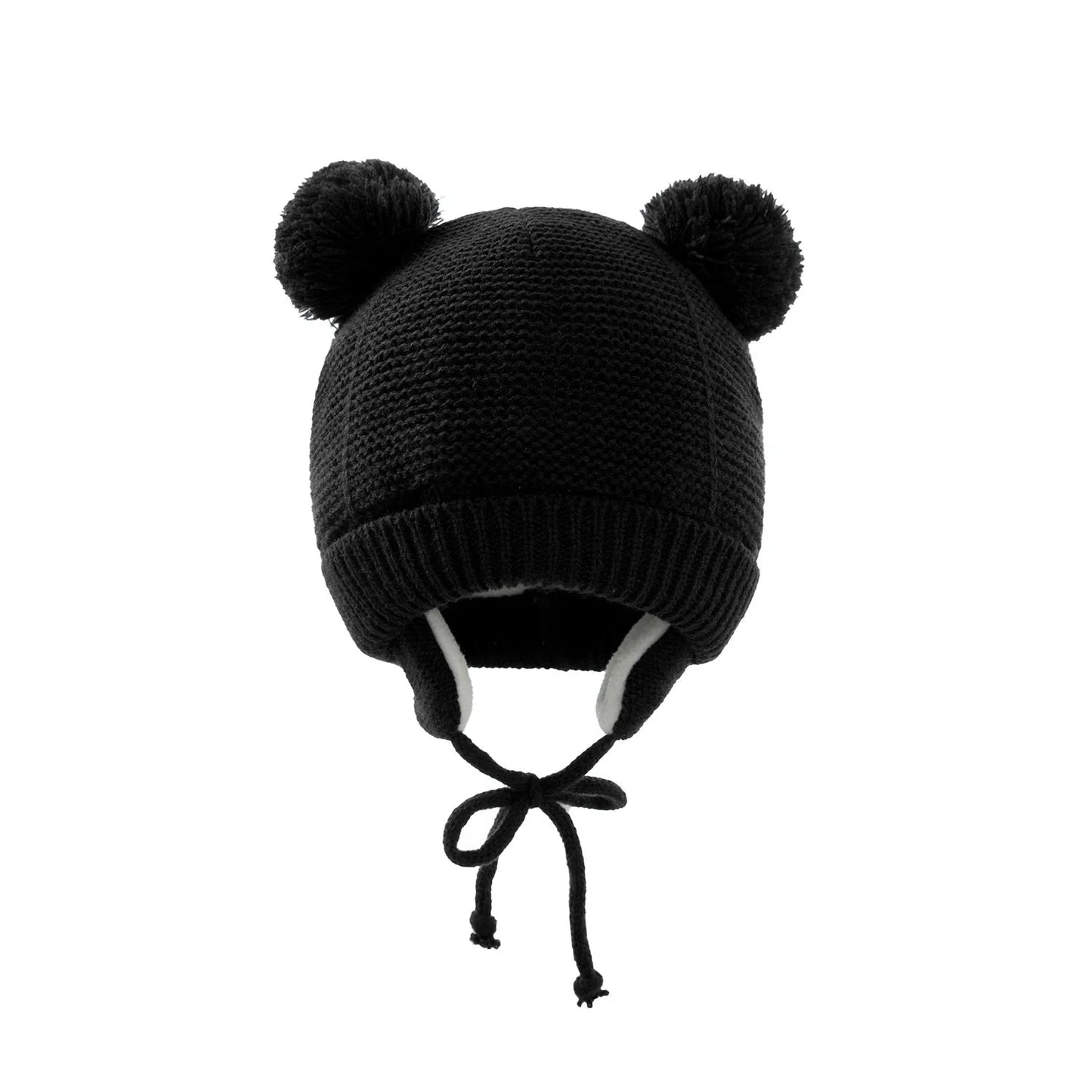 Cute Knitted Pompom Baby Hat & Glove - Winter Essential for Newborns