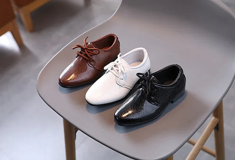 Boys' Leather Shoes: Style for Party, Wedding, School