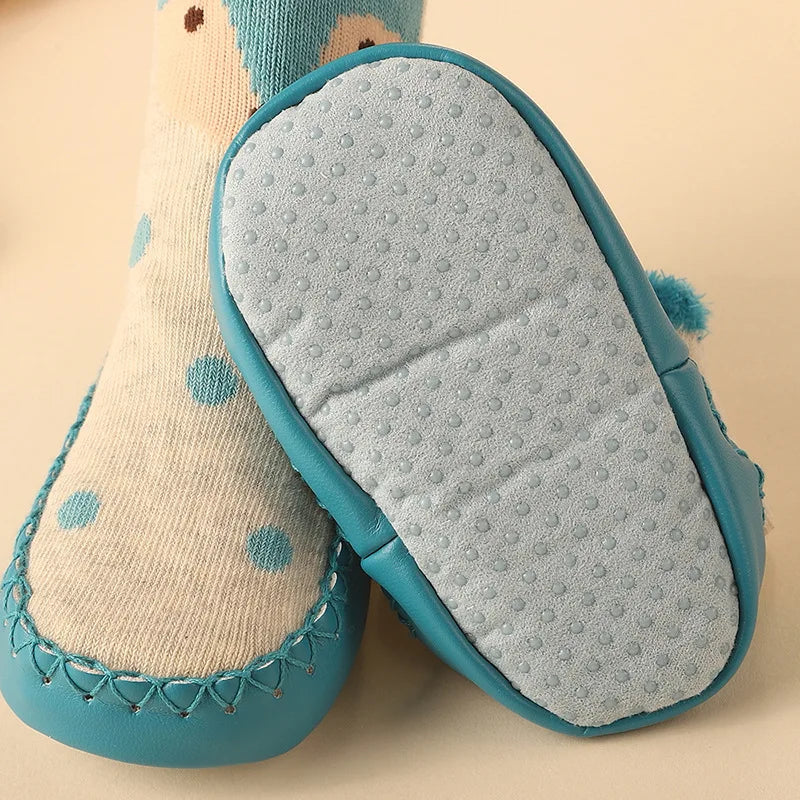 Cute Cartoon Animal Floor Socks: Winter Anti-Slip Sole for BaBy