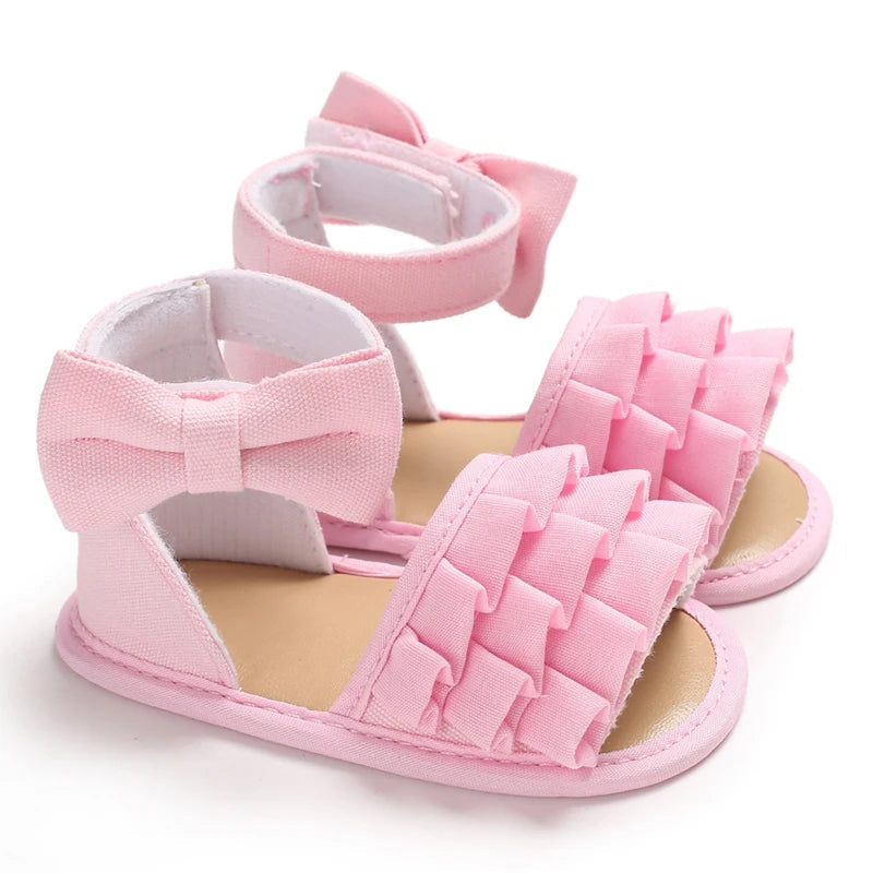 Summer Ballet Sandals for Girls (Newborn-18 Months)