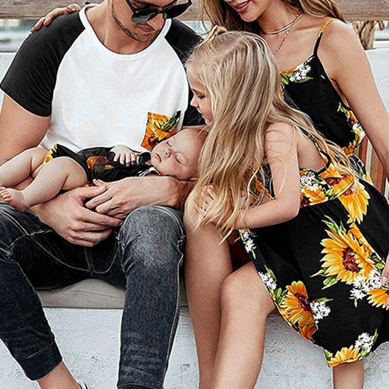 Casual Family Matching Dress