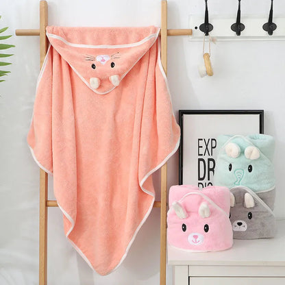 Super Soft Hooded Baby Towels: Cozy Bath Blanket