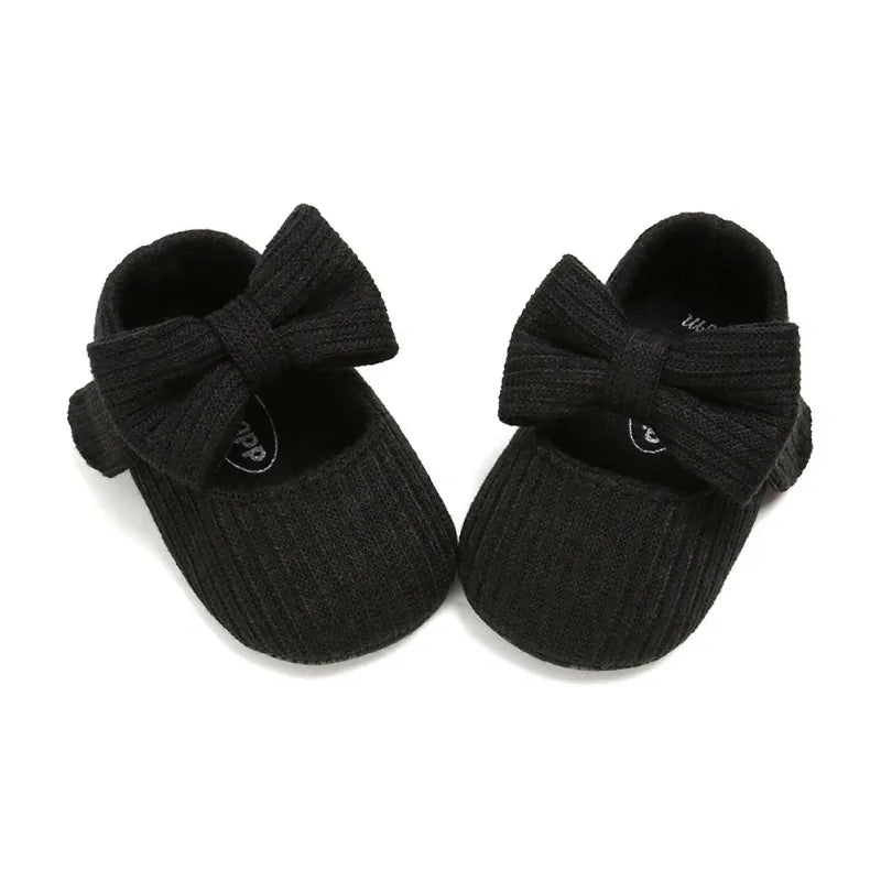 Princess Shoes for Babies: Anti-Slip Bow Sneakers