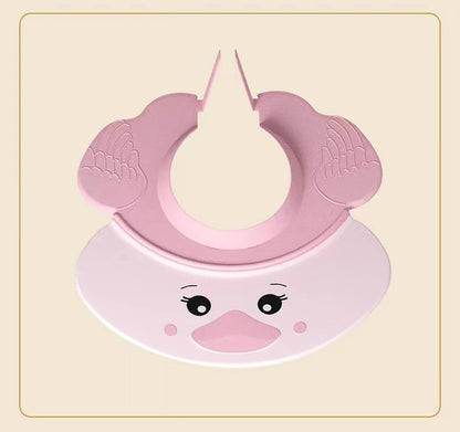 Kids Visor Shampoo Cap - Hippo Style