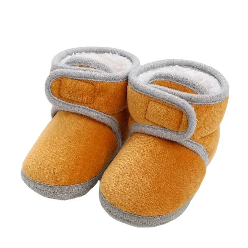 Newborn Baby First Walkers - Soft Anti-slip Crib Shoes