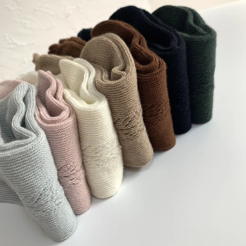 Cotton Knee-High Socks: Breathable & Stylish