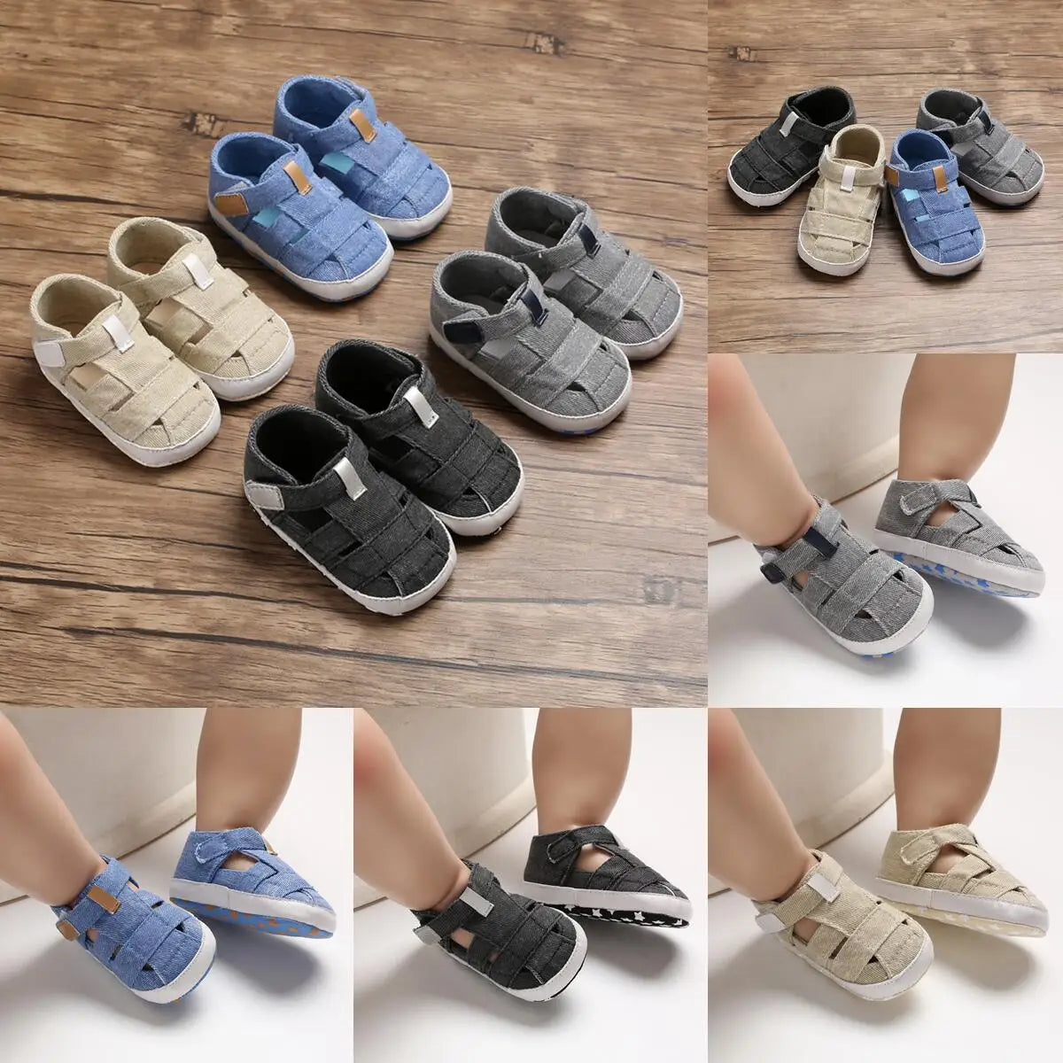 Fashionable Canvas Baby Shoes: Stylish First Walking Shoes