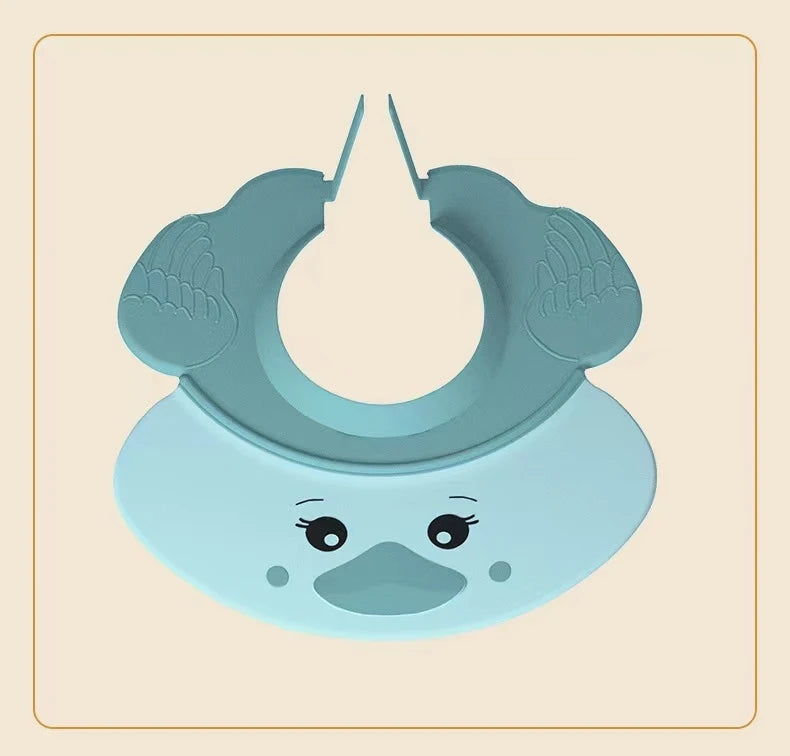 Kids Visor Shampoo Cap - Hippo Style