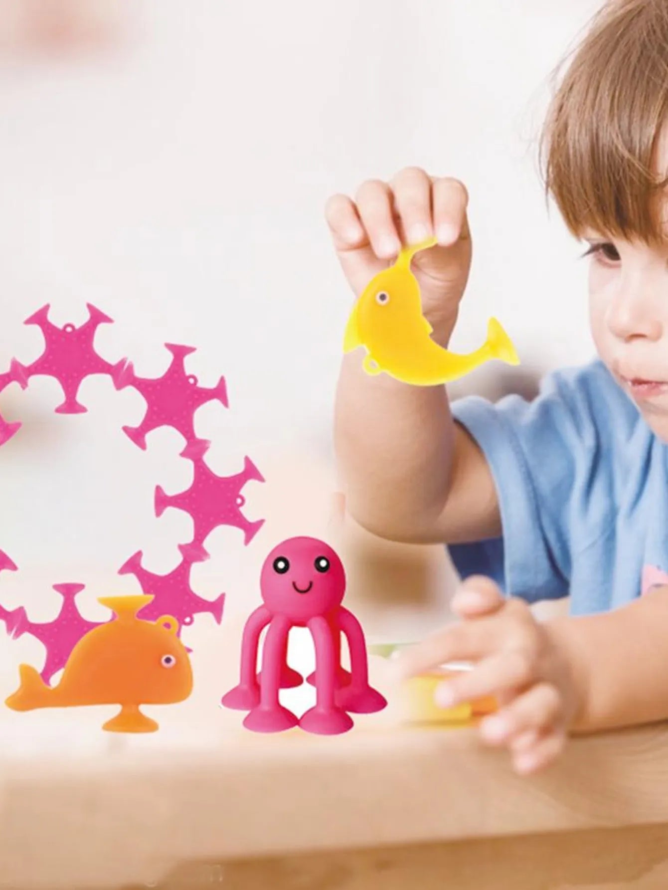 9-Piece Ocean Animal Bath Toys Set for Baby's Bath Time