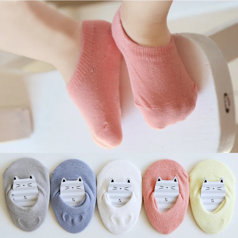 Floor Socks: Unisex Cotton Anti-slip Short Ankle Socks for Baby