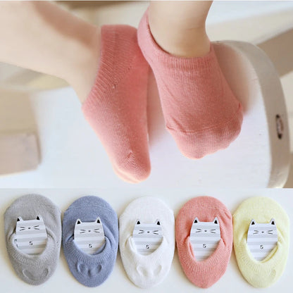 Floor Socks: Unisex Cotton Anti-slip Short Ankle Socks for Baby