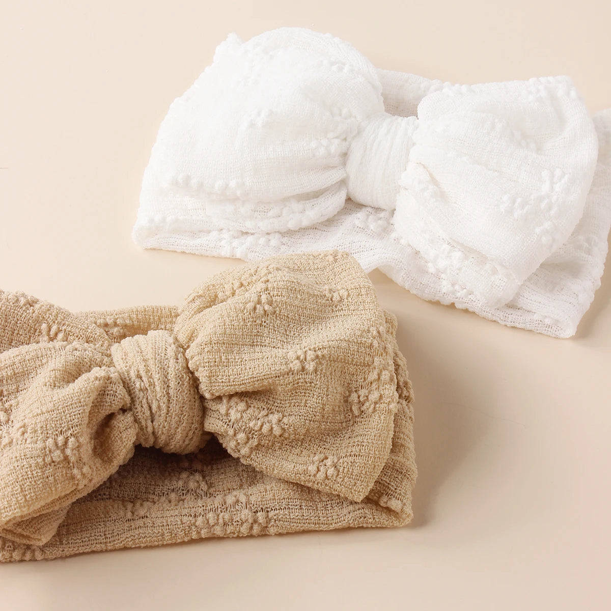 Breathable Baby Mesh Headbands: Double Bow Turban