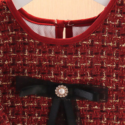 Sweet Princess Plaid Set for Fashionable Kids