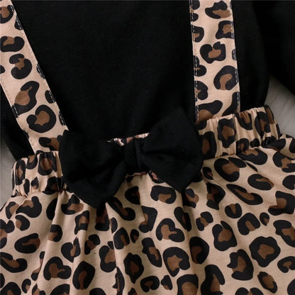 Leopard Print Romper Dress - Baby Girl (0-18 Months)