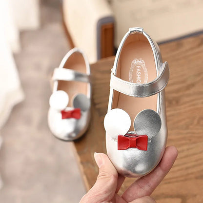 Soft PU Patent Leather Flats for Baby Girls