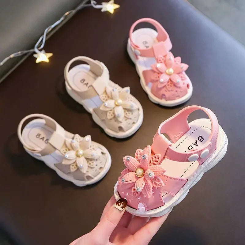 Bow Summer Sandals for Baby Girls