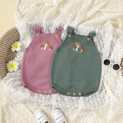 Spring/Fall Sleeveless Baby Bodysuits