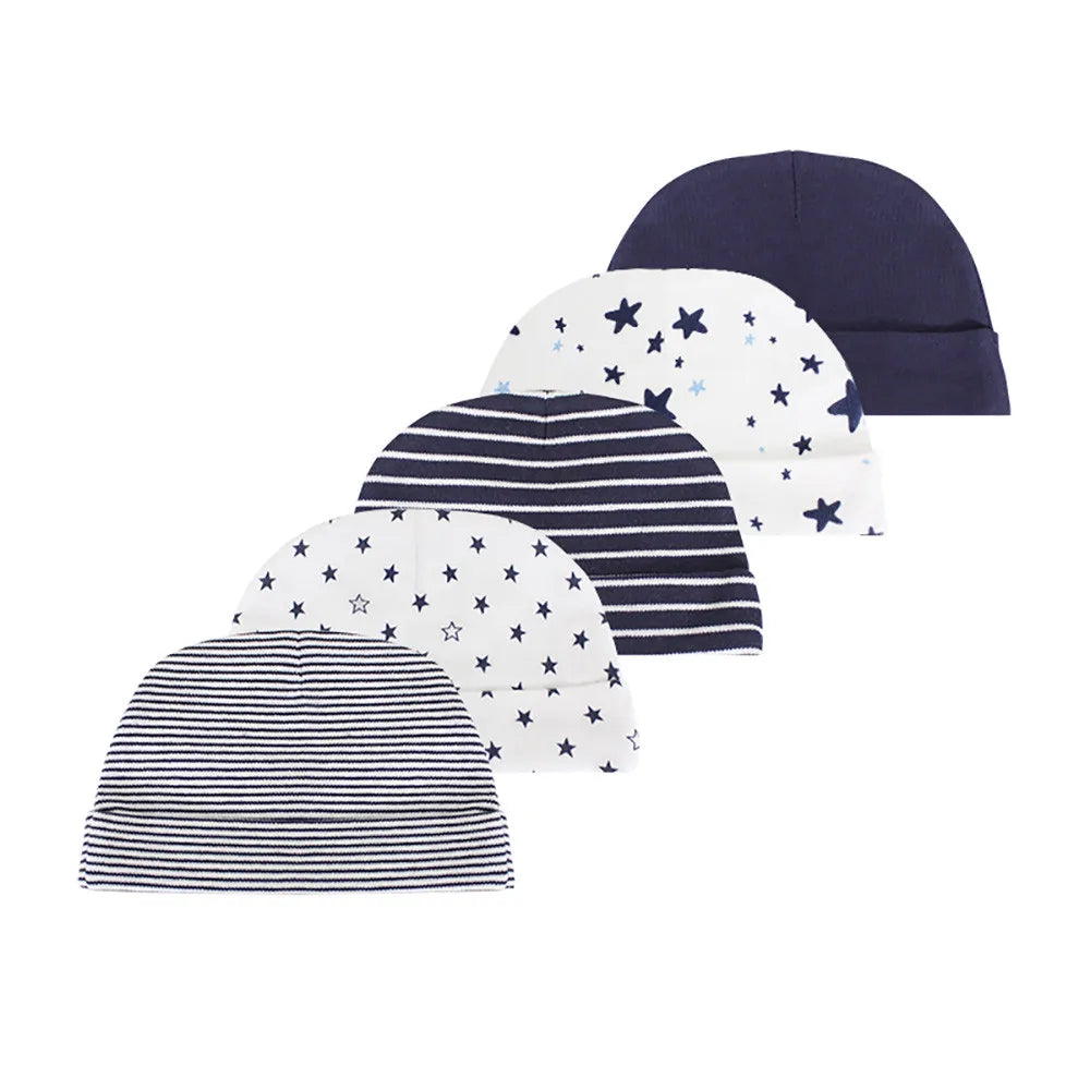 Fashionable Cotton Hats: Set of 5 PCS