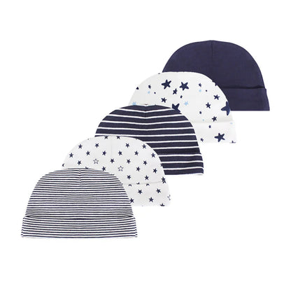 Fashionable Cotton Hats: Set of 5 PCS