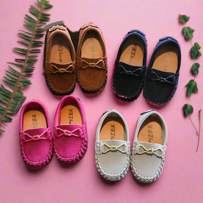 Kids' Breathable Slip-On Loafers: Soft Bottom Sneakers for Boys and Girls