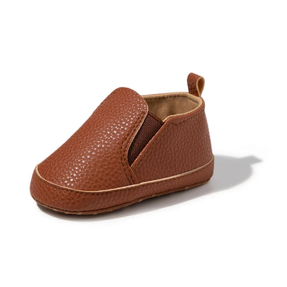 Baby Casual Shoes: Leather, Non-slip Soft-sole