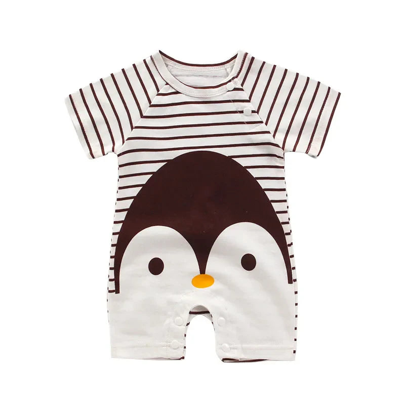 Short-sleeved Jumpsuit for Babies from 3M-24m