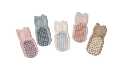 5 Pairs Anti-Slip Cartoon Baby Socks - Toddler Accessories