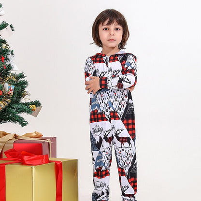 Family Matching Outfits  Long Sleeve Zipper Jumpsuits