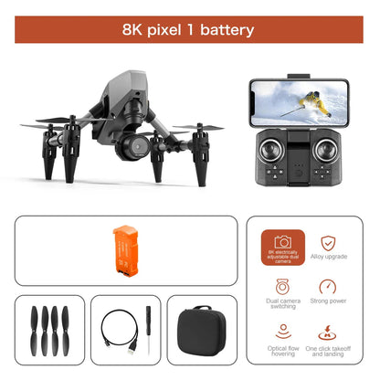 Mini Drone 4K 8K Dual Camera