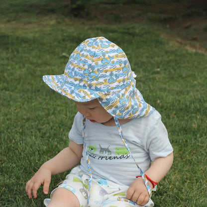 Quick-Dry Kids' Bucket Hat: UV Protection Essential