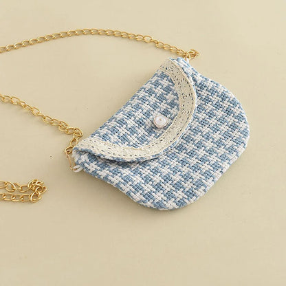 Girls' Checkered Tank Dress + Retro Coat Set (2-6Y)