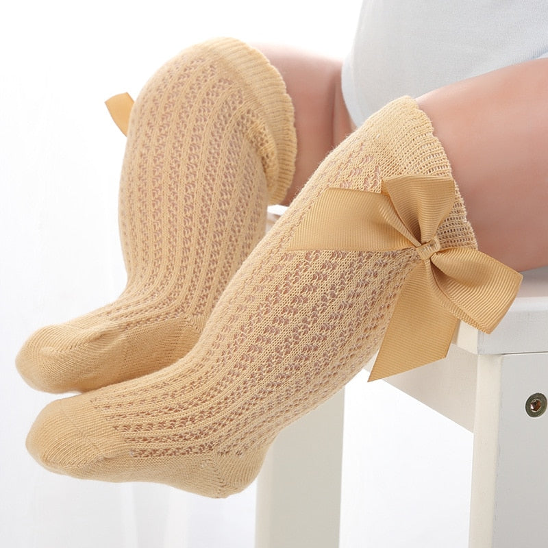 Baby Bowknot Cotton Socks