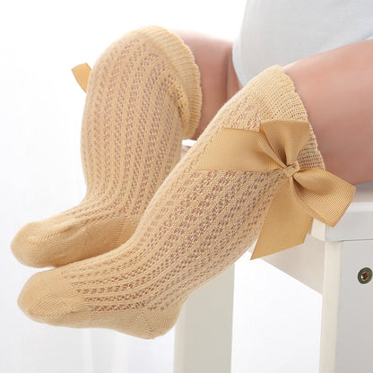 Baby Bowknot Cotton Socks