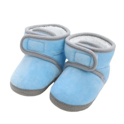 Newborn Baby First Walkers - Soft Anti-slip Crib Shoes