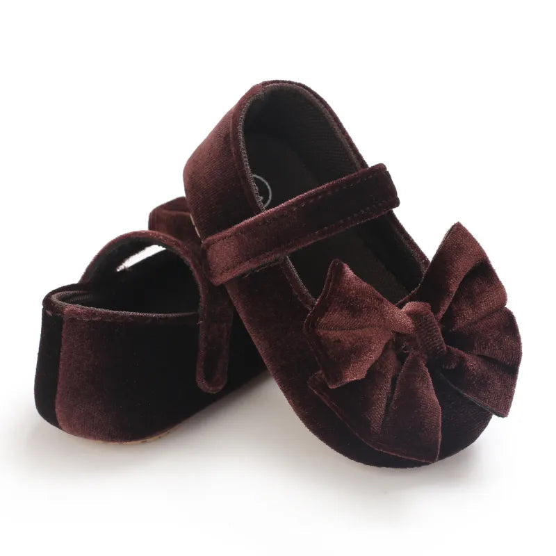 Princess Shoes - Baby Girls' Bow Flat Shoes for First Steps