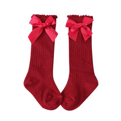 Baby Bowknot Cotton Socks