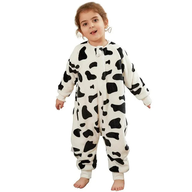 Cartoon Flannel Baby Sleeping Bag: Warm Winter Sleepsack (1-6T)