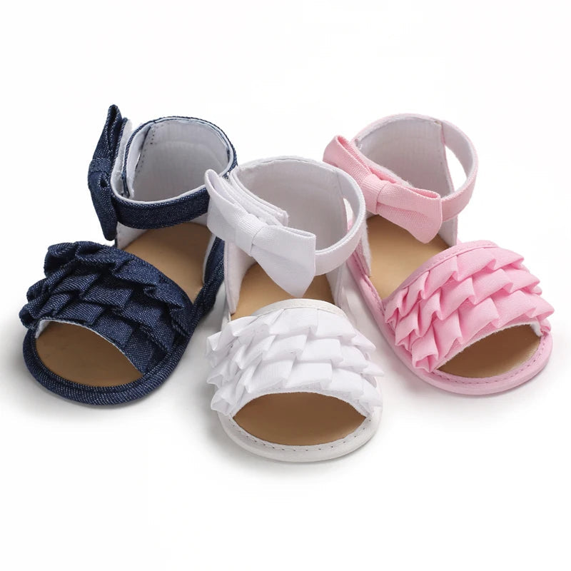 Summer Ballet Sandals for Girls (Newborn-18 Months)