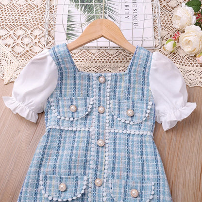Summer Floral Princess Dress for Girls: Sweet & Stylish