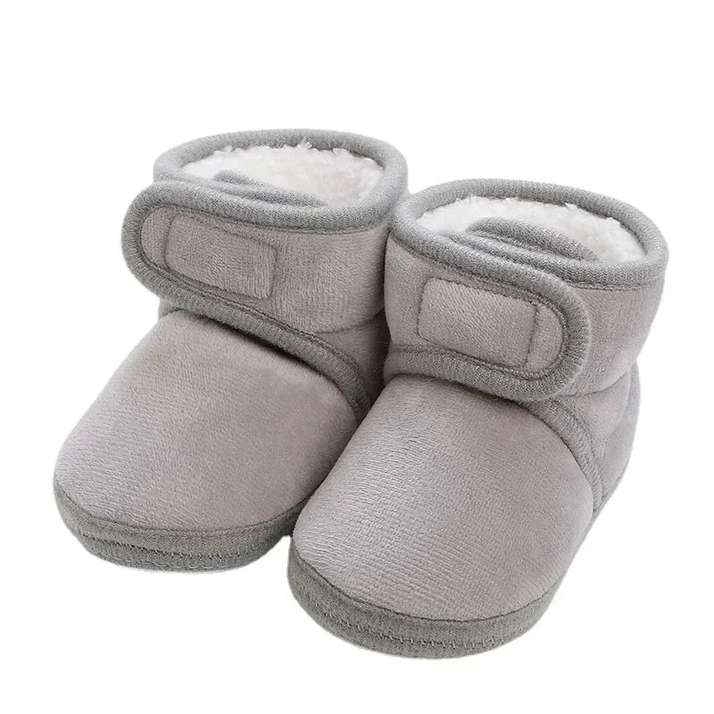 Newborn Baby First Walkers - Soft Anti-slip Crib Shoes