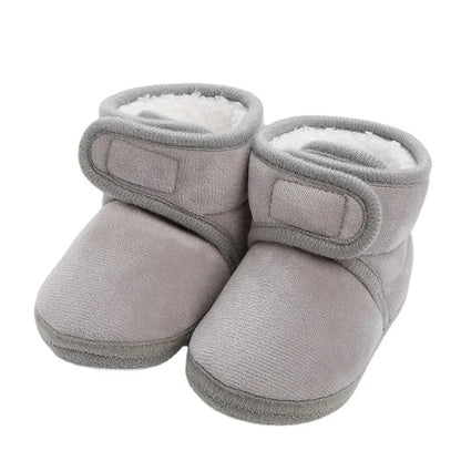 Newborn Baby First Walkers - Soft Anti-slip Crib Shoes